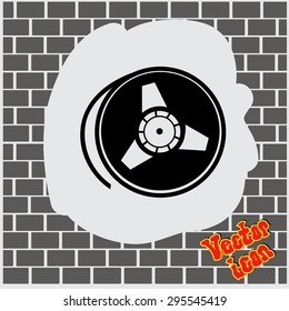Tape reel icon