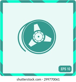Tape reel icon