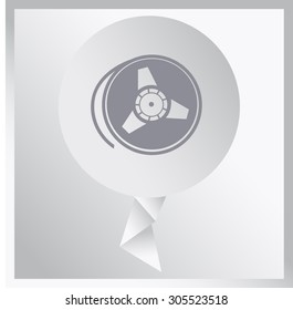 Tape reel icon