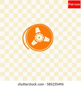 Tape reel  icon Vector design.