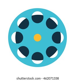 tape reel roll icon vector illustration design