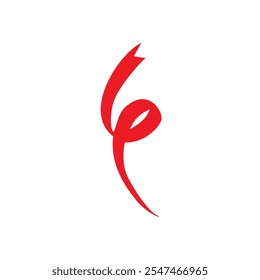 Tape ribbon banner vector logo design