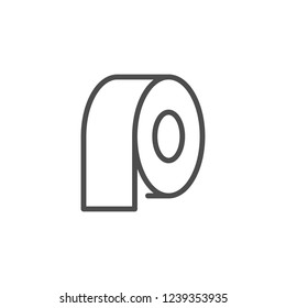 Tape roll line icon