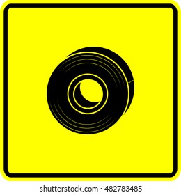 tape roll sign