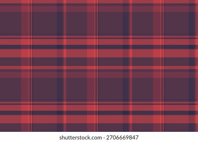 Fundo de textura sem emenda da fita, tecido de carpete tartan têxtil. Padrão de vetor xadrez de verificação de telha em vermelho e cor-de-rosa paleta.