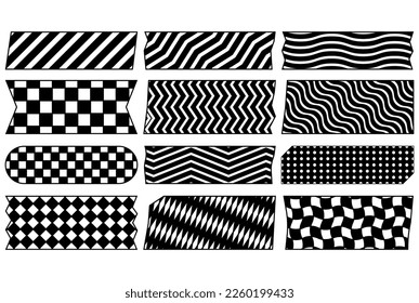 Tape simple design. Tape decorative elements.