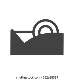 Tape, sticky, glue icon vector image. Can also be used for office. Suitable for web apps, mobile apps and print media.