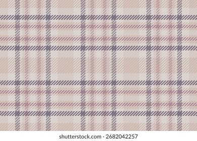 Tape textile seamless background, funky plaid texture pattern. Mesh tartan fabric vector check in pastel and light colors palette.