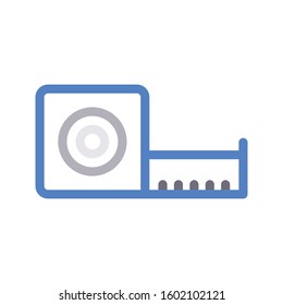 tape vector color line icon 