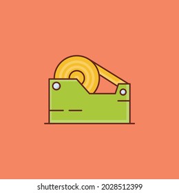 tape vector flat color icon