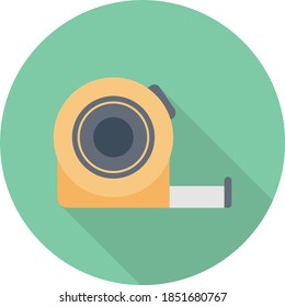 tape vector flat colour icon 