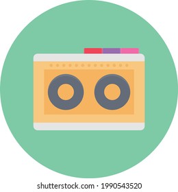 tape vector flat colour icon