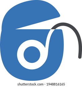 tape vector glyph colour icon