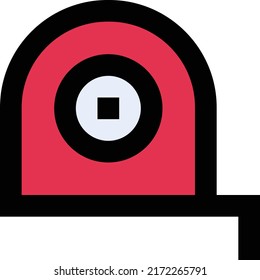 Ilustración del vector de cinta en un fondo transparente.Símbolos de calidad superior.Icono del vector de trazo para el diseño de concepto y gráfico.