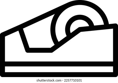 tape Vector illustration on a transparent background. Premium quality symmbols. Thin line vector icons for concept and graphic design. 
