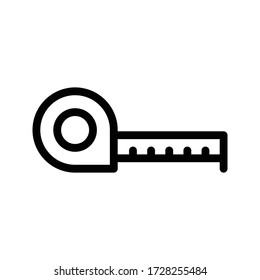 tape vector thin line icon 