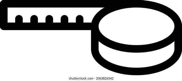 tape vector thin line icon