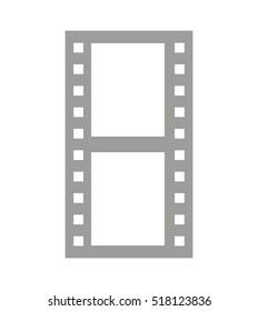 tape video record flat icon vector illustration design