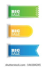 Taped Big Sale Labels
