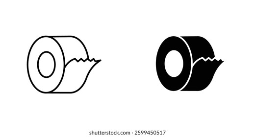Tapeicons for ui. vector illustration