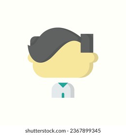 taper flat icon, isolated icon in light background, perfect for website, blog, logo, graphic design, social media, UI, mobile app