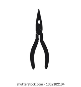 Taper pliers icon vector graphics