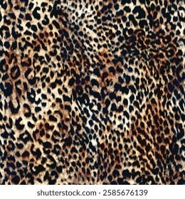 Tapered pattern made of wild animal skin suitable for textile