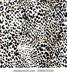 Tapered pattern made of wild animal skin suitable for textile