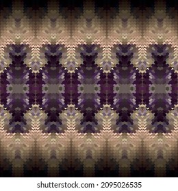 Tapestry colorful border seamless pattern. Patterned vector background. Ornate tribal ethnic embroidery ornaments. Abstract endless ornamental texture. Ornate repeat backdrop. Textured borders design.