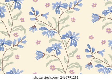 Tapiz patrón floral vintage étnico boho batik diseño bordado textura Ikat sin fisuras de Fondo de pantalla de fondo borde Ilustración vectorial. 