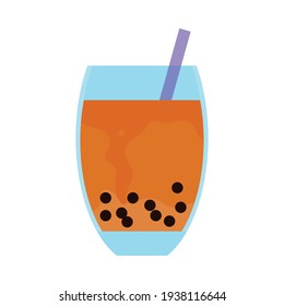 tapioca teapearl drink glass icon