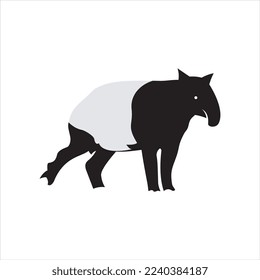 tapir animal vector logo design