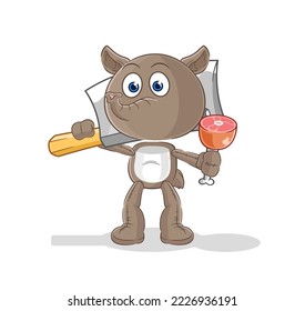 the tapir Butcher illustration. character vector