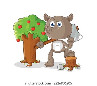 the tapir Carpenter illustration. character vector