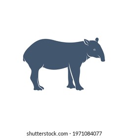 Tapir design vector illustration, Creative Tapir logo design concept template, symbols icons