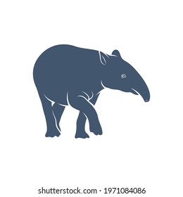 Tapir design vector illustration, Creative Tapir logo design concept template, symbols icons