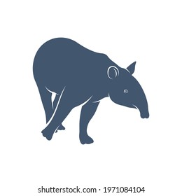 Tapir design vector illustration, Creative Tapir logo design concept template, symbols icons