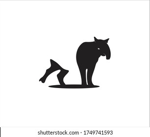 tapir icon to logo animal
