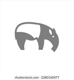 Tapir Logo Unique, clean, modern and professional tapir logo design. Perfect for any business orientation.