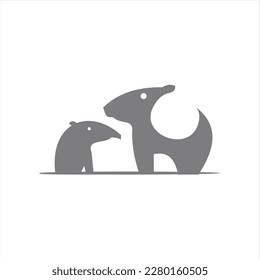 Tapir Logo Unique, clean, modern and professional tapir logo design. Perfect for any business orientation.