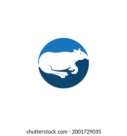 Tapir logo vector template illustration design 