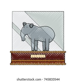 tapir  vector illustration