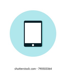 tap-let simple icon design , flat sign , vector and illustration