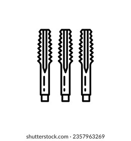 Tapping Tool icon in vector. Logotype
