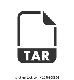 TAR File format icon, vector graphics