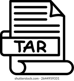 Formato de arquivo compactado de arquivo de fita TAR