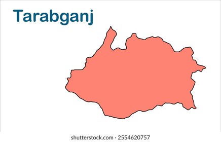 Tarabganj subdivision map, Gonda District, Uttar Pradesh State, Republic of India, Government of  Uttar Pradesh, Indian territory, Eastern India, politics, village, tourism