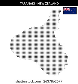 Taranaki New Zealand  Detailed raster map