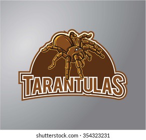 Tarantula Illustration Design symbol