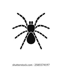 Tarantula Silhouette Icon Design Illustration